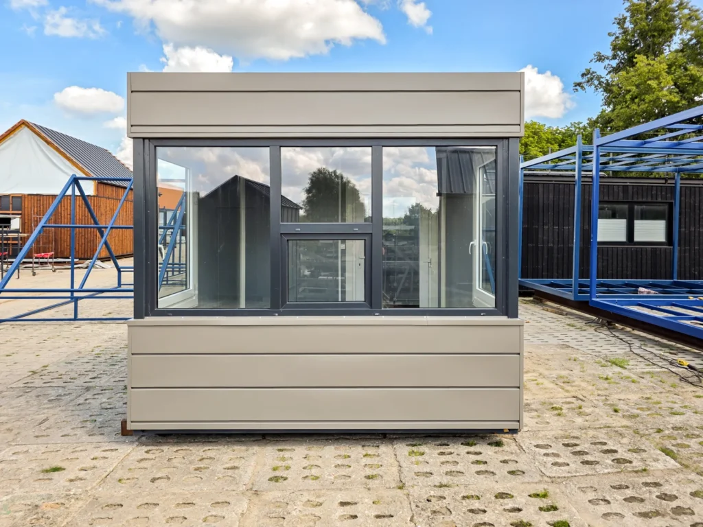 boxtainer - stróżówka - portiernia - kontener stróżówka - kontener portiernia - elewacja kasetony (1)