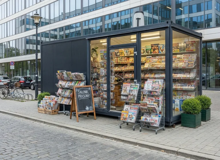 boxtainer - kontener usługowy - pawilony usługowe